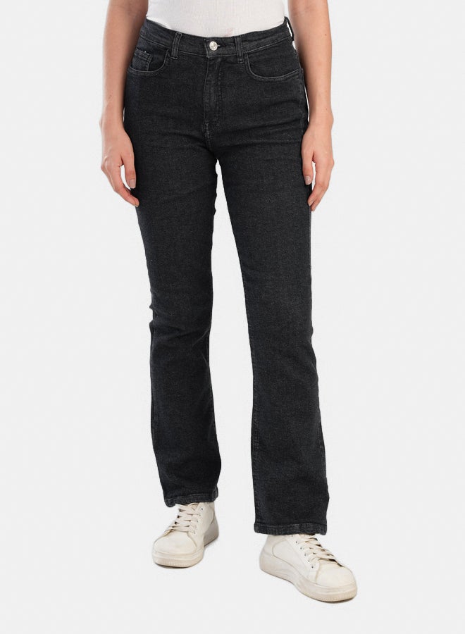 Carina Classic Cotton Flare Jeans - Image 1