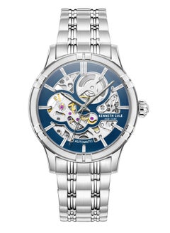 Kenneth Cole New York Kenneth Cole New York 36mm Automatic Women's Watch with Blue Dial & Stainless Steel Bracelet  - Image 1