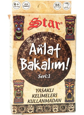 Star Taboo Cards Let's Tell Word Game 55 Card Family Game 
