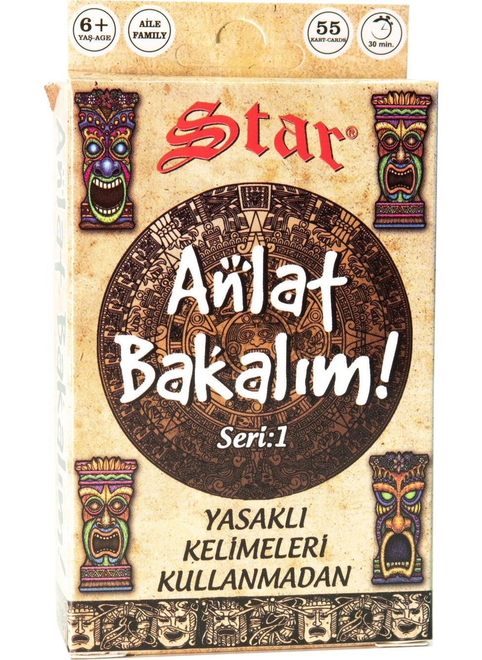 Star Taboo Cards Let's Tell Word Game 55 Card Family Game 