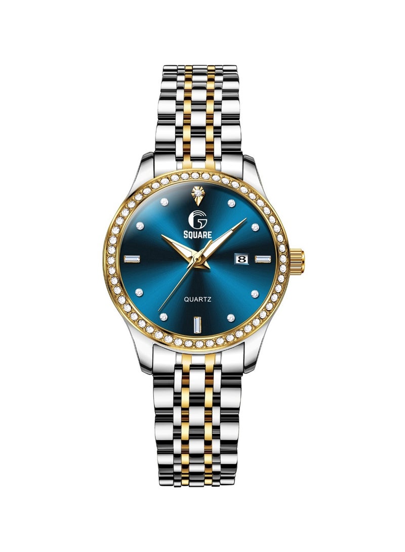 Gsquare Women’s Analog Quartz Two tone Stainless Steel Watch – Model 3625 - Image 1