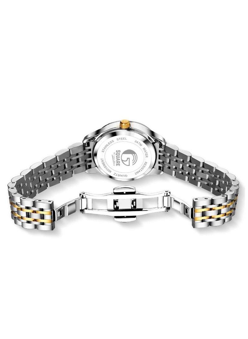 Gsquare Women’s Analog Quartz Two tone Stainless Steel Watch – Model 3625 - Image 2