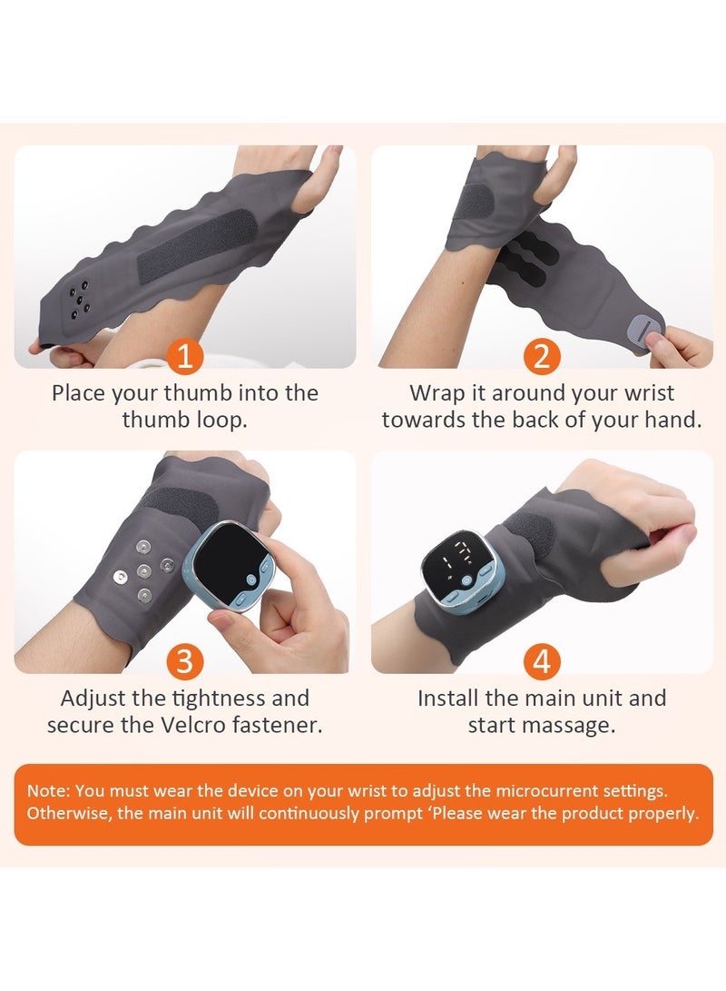 general EMS Tendon Sheath Massage Wrist Guard - Wrist Sprain Relief, Finger Massager, Adjustable Hand Massager - Image 3