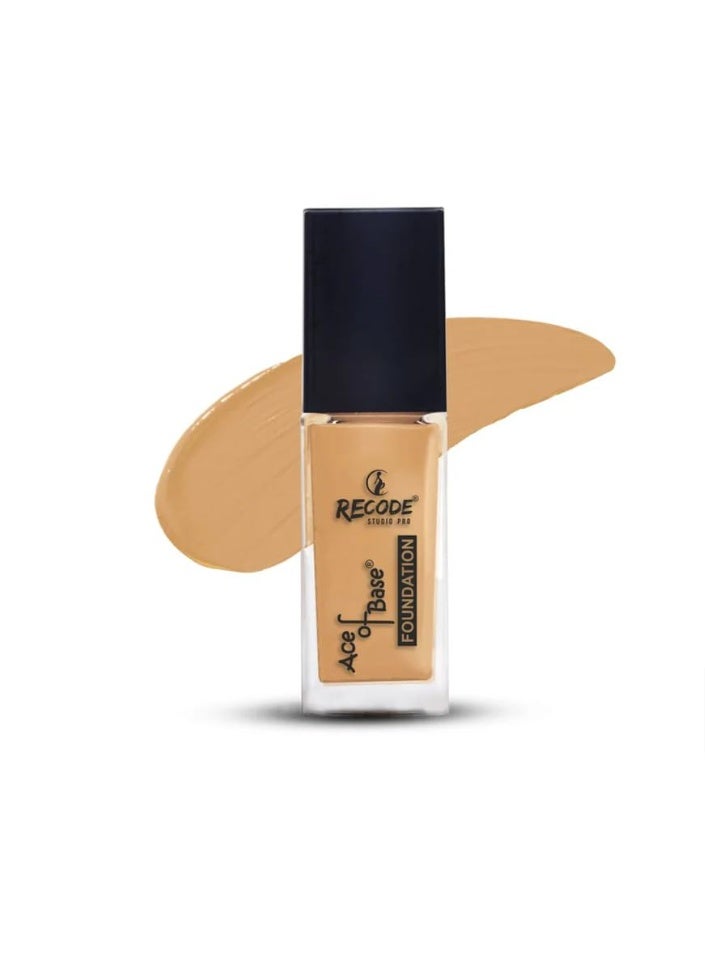 recode Liquid Foundation With Iightweight, Non Fading & Waterproof Formula, Gives Luminous Matte Finish & Medium To High Coverage For All Skins, Shade 06 Calcutta, 30Ml - Image 1