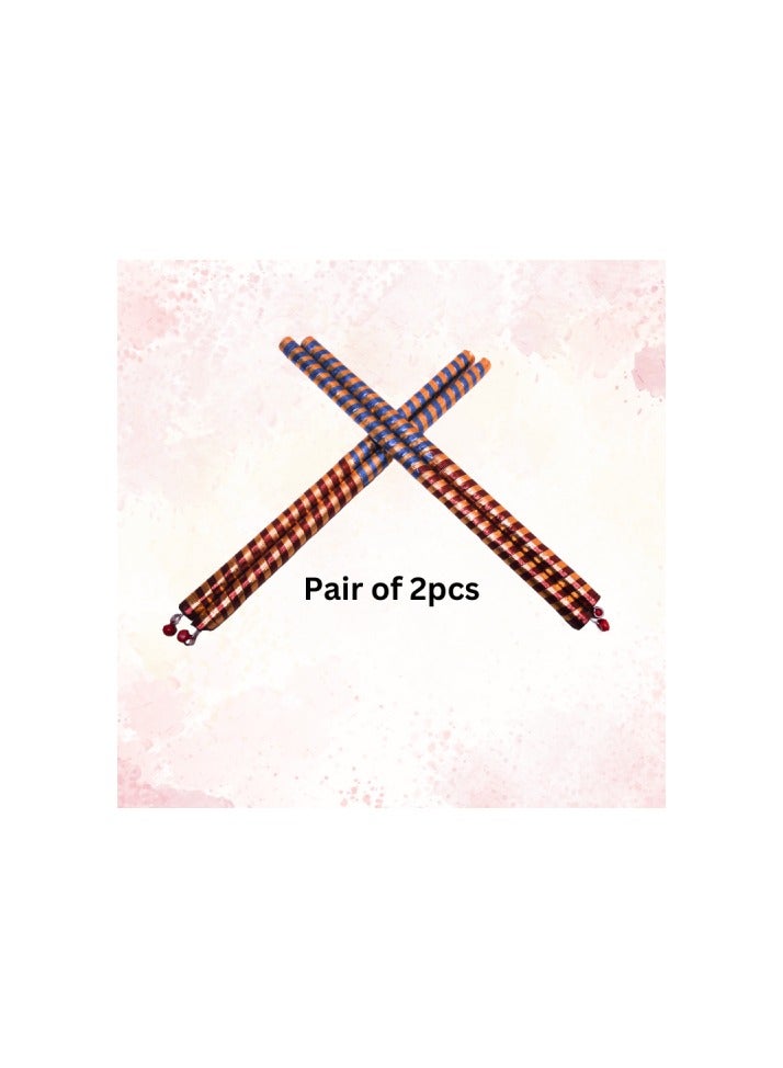 DecoLoral DECOR ME Dandiya Multicolor Sticks pair of 2pcs ( 4Pcs) - Image 3