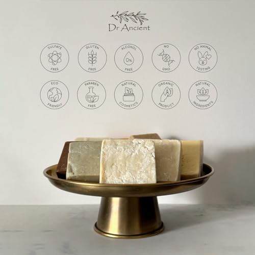 Dr.Ancient Dr Ancient Natural Handmade Soap Set Donkey Milk Pine Tar Aleppo Laurel Bittim Traditional ChemicalFree Skincare for Face Body - Image 5