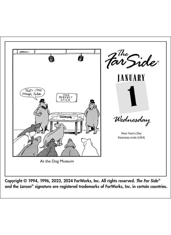 Andrews McMeel Publishing The Far Side® 2025 Off-the-Wall Day-to-Day Calendar  - Image 1