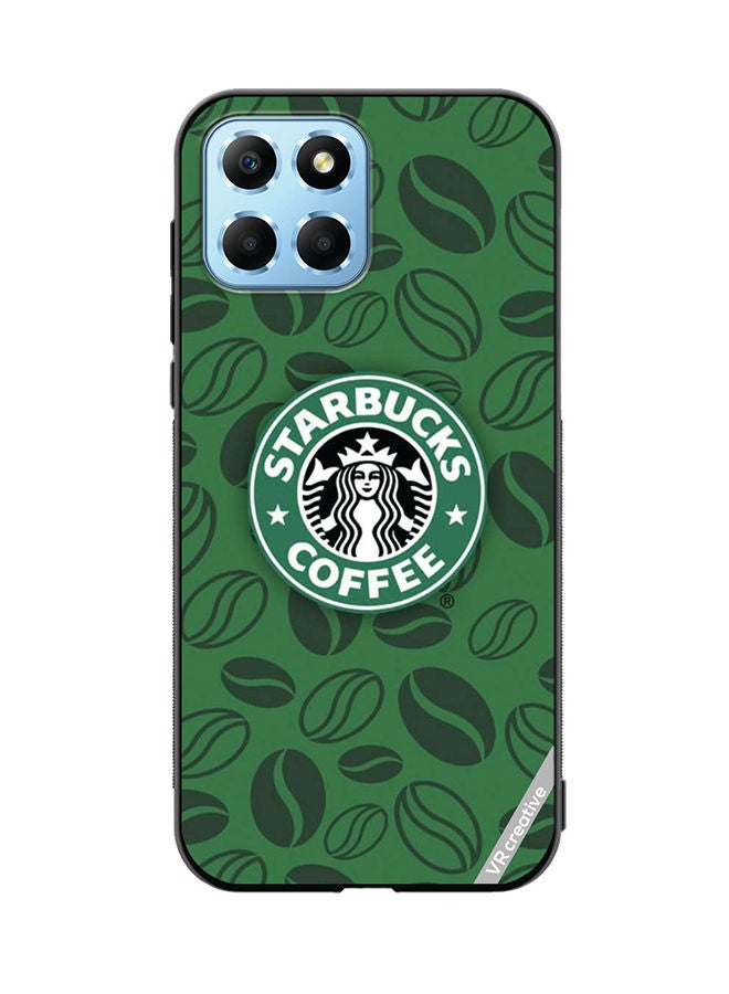 VR CREATIVE Protective Case Cover For Honor X8 5G Starbucks 3 Design Multicolour - Image 1