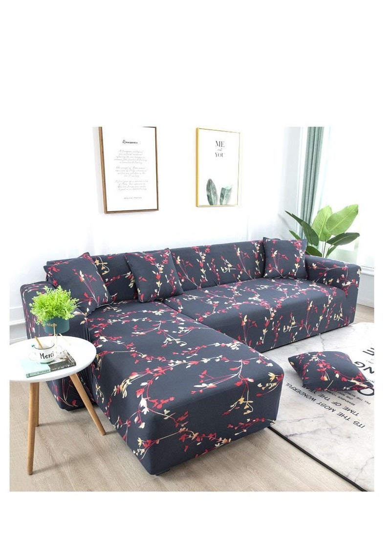 Furniture Cover for Sofa and Seats Elastic Couch Decoration Copridivano Stretch Size  M