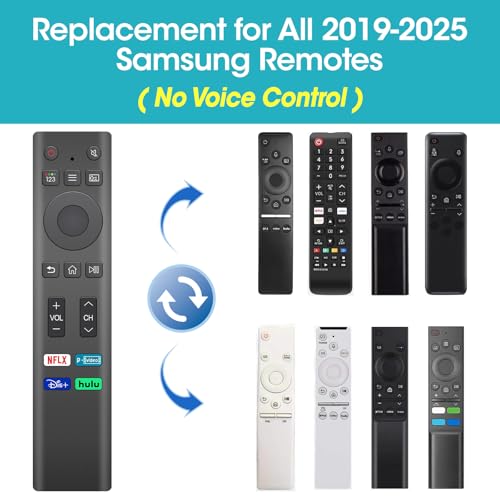 YesBes 2 Pack for Samsung Smart TV Remote, Universal Control Replacement for Samsung 2019-2025 QLED Crystal UHD Smart TVs (NO Voice Function) - Image 3
