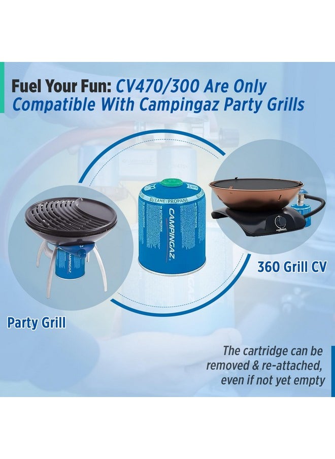 CAMPINGAZ CAMPINGAZ Alloy Steel Cv 470 Plus Screw On Gas Cartridge|For Camping Stoves With Easyclic|Compact And Resealable Gas Canister  - Image 3