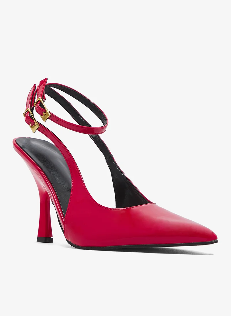 ELLA Sling Back Mid Heel Pumps