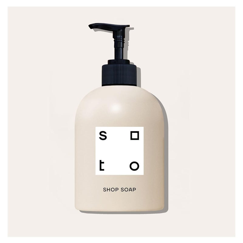 SOTO soto Industrial Shop  Studio Hand Soap No 22 Origin of Moss  16 Ounces of heavy duty hand degreaser exfoliating volcanic pumice  moisturizers removes paint ink oil grease dirt  much more