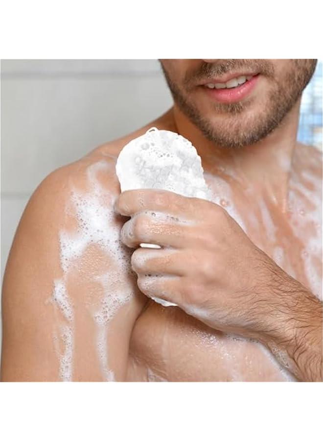 Dead Skin Remover Sponge, Spa Scrub Exfoliator Dead Skin, Skin Friendly Reusable Sponge, Sponge Bath Sponge, Ultra Soft Bath Body Shower Sponge, Resuable Exfoliator Dead Skin Remover, White  - Image 2