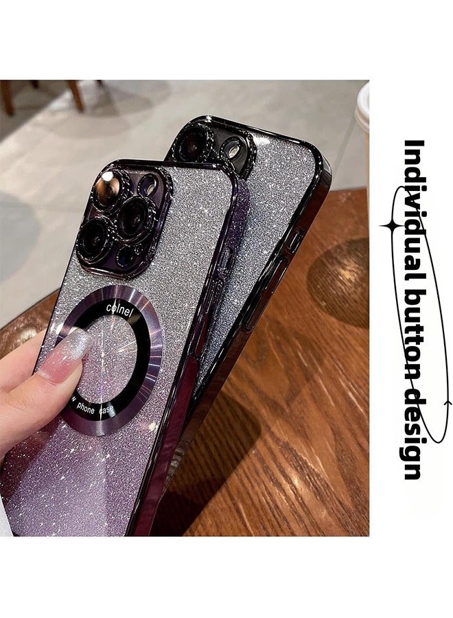 HY iPhone 16 Pro Max Magsafe Phone Case [N52 Stronger Magnet] Ultra-thin Magnetic Phone Case, anti-yellow, anti-fall, Shock-absorbing, anti-Scratch Hard-back Crystal Case  - Image 3