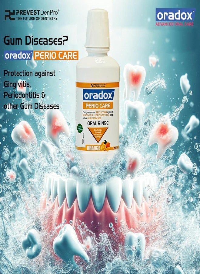 Oradox Perio Care Oral Rinse | Mouth Wash | Comprehensive Protection against Gingivitis | Periodontitis and other gum diseases | 100ML (REF:- 80100) - Image 2
