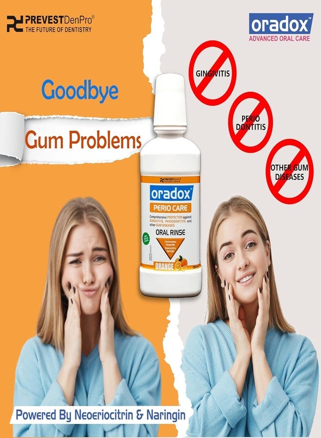 Oradox Perio Care Oral Rinse | Mouth Wash | Comprehensive Protection against Gingivitis | Periodontitis and other gum diseases | 100ML (REF:- 80100) - Image 4
