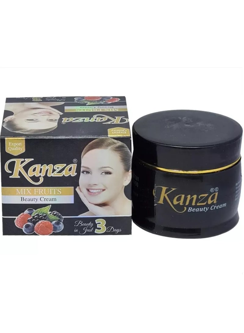 كنزه 3 قطع من كريم الجمال لتفتيح البشرة بالفواكه المشكلة 3X50 جرام - Image 2