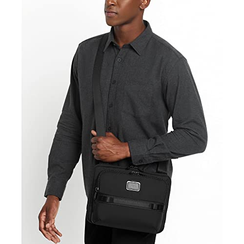 TUMI Alpha Bravo Service Crossbody Bag - Zip Pocket, Tracer, Luggage Tag - Ballistic Nylon - 9.3" X 12.3" X 3.0" - Black - Image 5