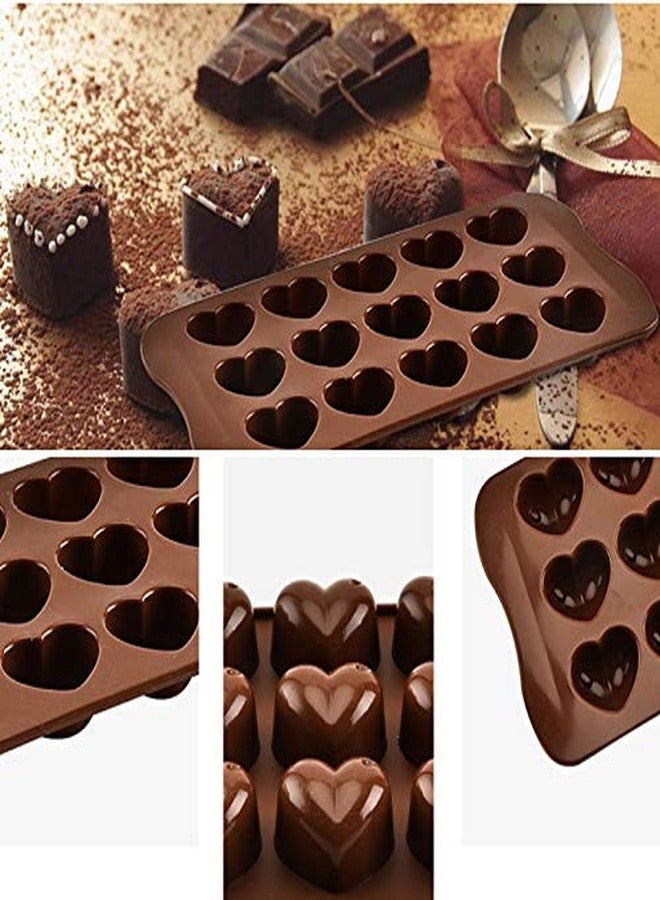 NF Noble Foods Silicone Heart Shaped Chocolate Mold - Image 3