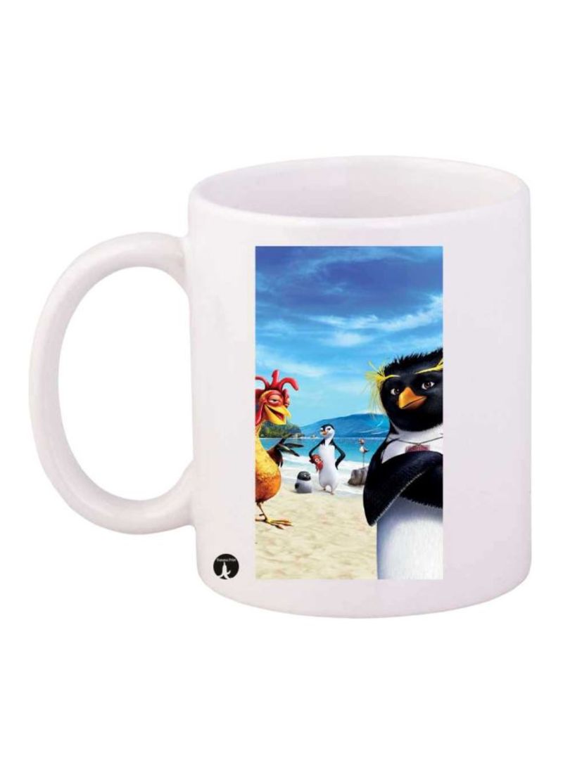 RKN Surf's Up Printed Mug White/Blue/Black Standard Size