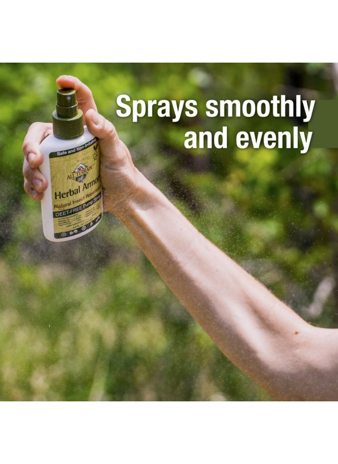 All Terrain All Terrain Herbal Armor Natural DEET-free Insect Repellent, Pump Spray, 4 Ounce  - Image 5