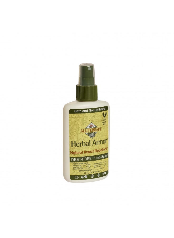 All Terrain All Terrain Herbal Armor Natural DEET-free Insect Repellent, Pump Spray, 4 Ounce  - Image 2