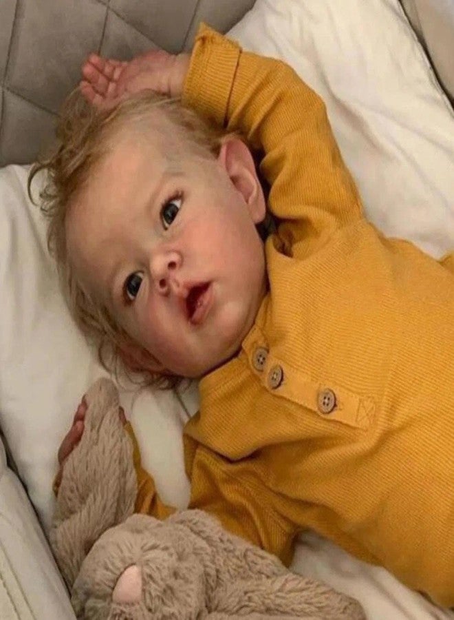 Anano Reborn Baby Dolls Silicone Full Body Boy 20 Inch Realistic Silicone Baby Doll Full Body Lifelike Newborn Babys Doll Reborn Babies Toddler Dolls Anatomically Correct - Image 3