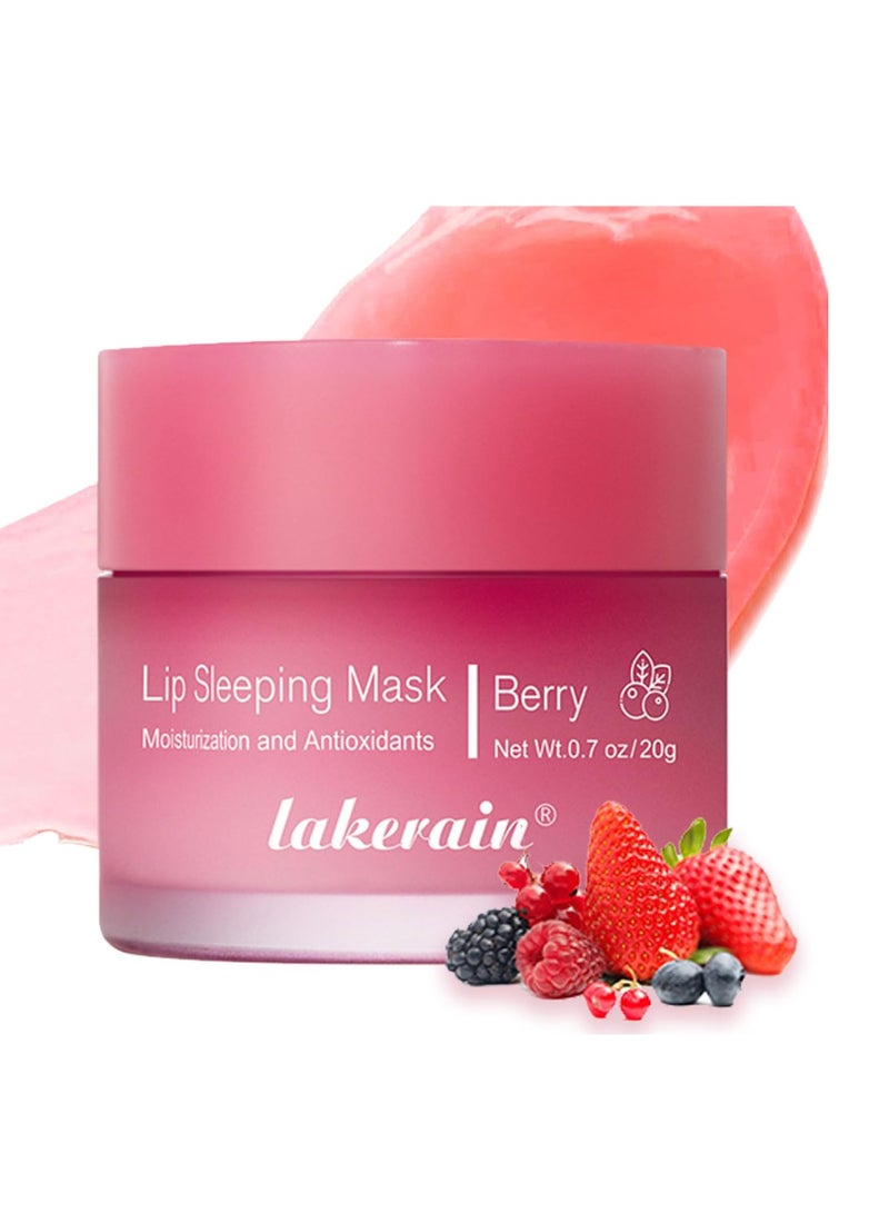 lakerain 20g Moisturizing Lip Mask Night Sleeping Lips Care Maintenance Fades Lip Lines Relieves Lipitis Lip Care Products - Image 1