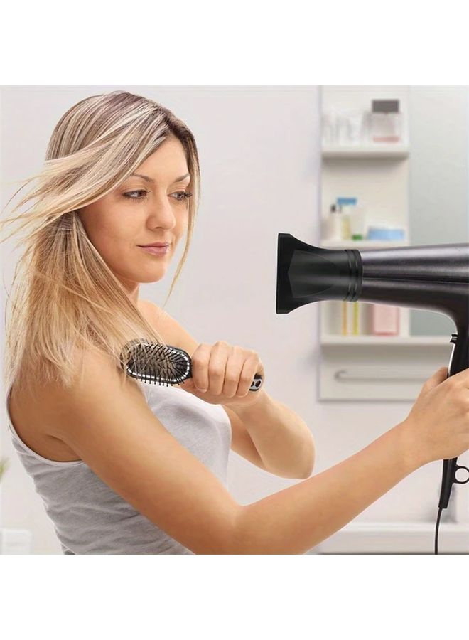 6 قطع فوهات مجفف الشعر السوداء المركزة لمجففات الشعر الأيونية، تصفيف صالون ومنزلي - Image 4