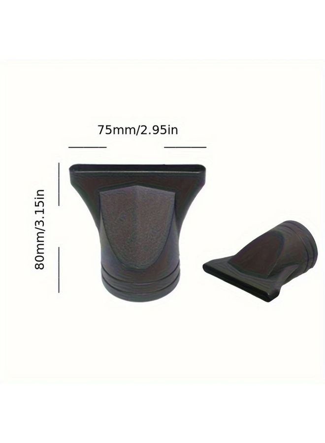 6 قطع فوهات مجفف الشعر السوداء المركزة لمجففات الشعر الأيونية، تصفيف صالون ومنزلي - Image 3