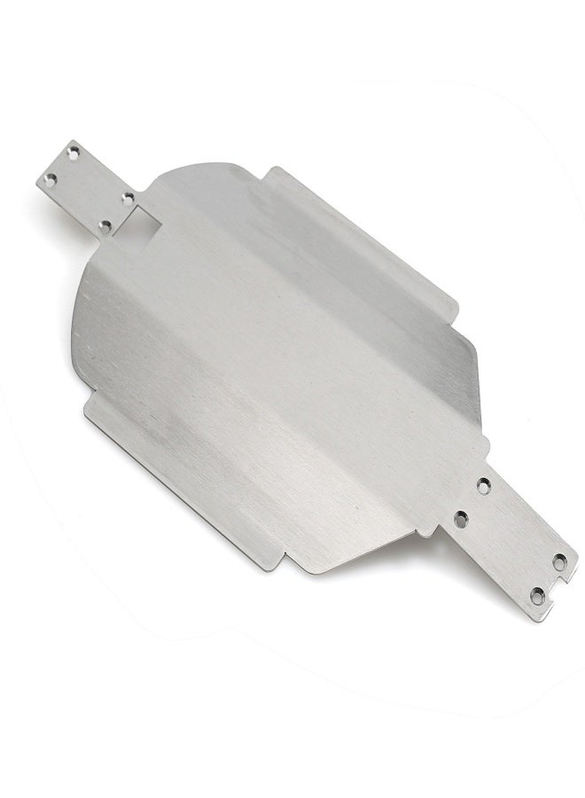Stainless Steel Skid Plate Chassis Armor Gearbox Protector for MJX 16207 16208 16209 16210 H16 1/16 Remote Control Car Upgrade Parts - Image 1