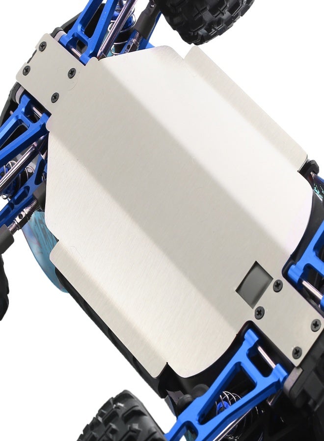 Stainless Steel Skid Plate Chassis Armor Gearbox Protector for MJX 16207 16208 16209 16210 H16 1/16 Remote Control Car Upgrade Parts - Image 5