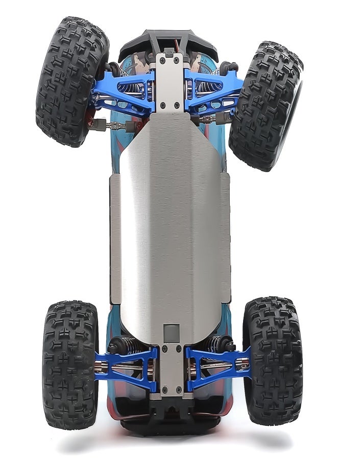 Stainless Steel Skid Plate Chassis Armor Gearbox Protector for MJX 16207 16208 16209 16210 H16 1/16 Remote Control Car Upgrade Parts - Image 4