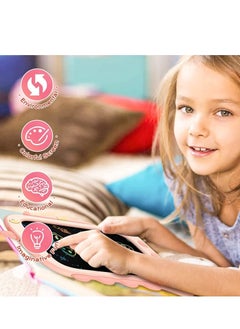 Generic LCD Writing Tablet Toddler Girl Travel Toys, 8.5 Inch Doodle Board Drawing Pad Girl Birthday Gifts,Drawing Tablets for 2-8 Years Old Kids (Pink)  - Image 5