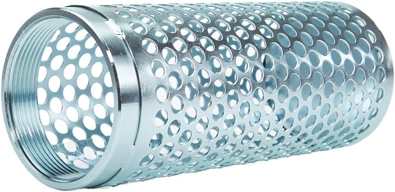FireHoseDirect Steel 3" NPSH Thin Barrel Suction Strainer - Image 1