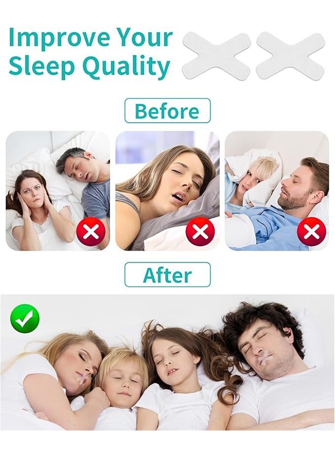 120 قطعة من شرائط النوم للنساء، شريط فم لطيف للنوم، يقلل من التنفس عن طريق الفم ويساعد في تدريب التنفس الأنفي، ويعزز النوم الليلي الأفضل ويخفف الشخير - Image 5