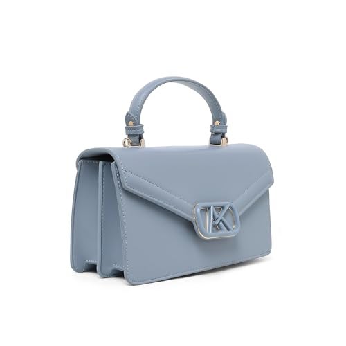 Akiki London Women's Mayfair Flap Medium Satchel Handbag|2 compartments|Detachable shoulder strap|Flap Closure|Stylish Handbag for Women - Image 4