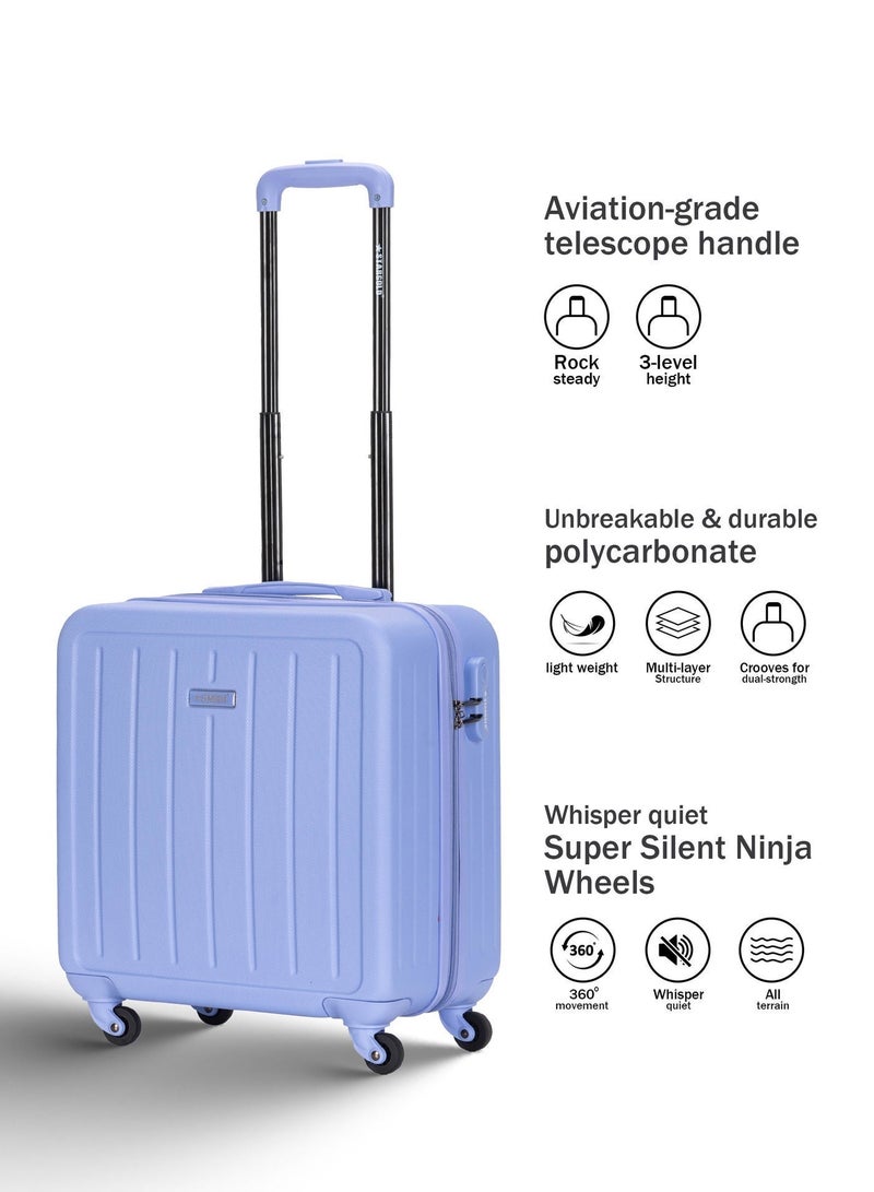 ستارجولد حقيبة سفر بمقصورة ذات 4 عجلات ذات جوانب صلبة مع قفل رقم 16 بوصة - Image 2