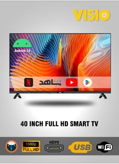 Visio VISIO 40 INCH FULL HD SMART TV ANDROID 14 TV WITH FREE WALL BRACKET  - Image 3