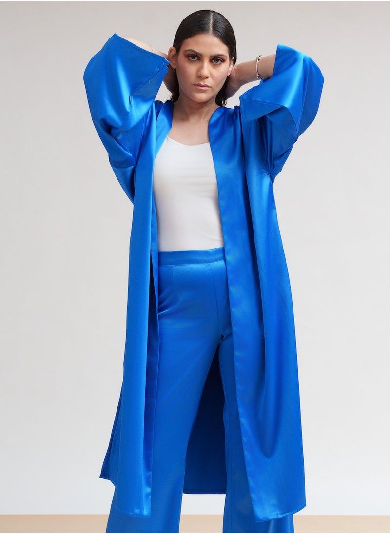 Bardees - Satin Kimono - Blue - Image 1
