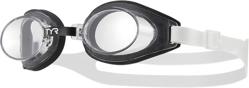 TYR Youth Foam Goggle - Clear Swimming Goggles for Kids - Image 1