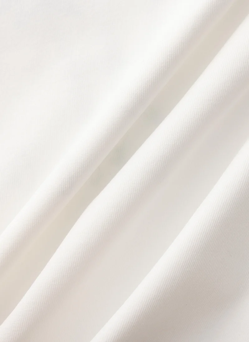 Balabala White Baby Boys Round v-neck long-sleeved T-shirt for Men | Best Price UAE