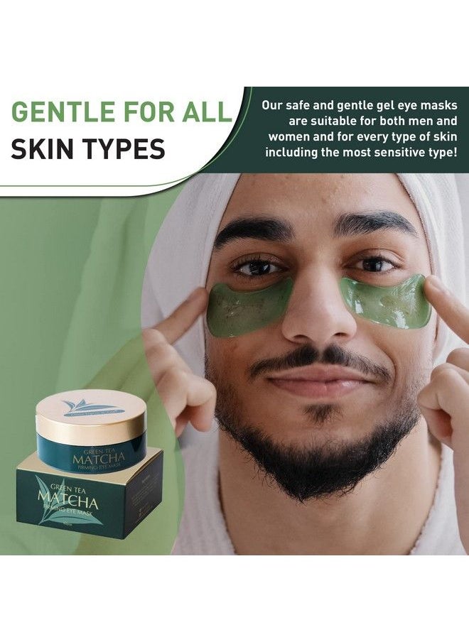 Once Upon A Tea Green Tea Matcha Firming Eye Mask 30 Pairs Collagen Patches For Fine Lines Wrinkles Under Eye Bags & Puffy Eyes Treatment Face Gel Pads That Reduce The Signs Of Aging  - Image 5