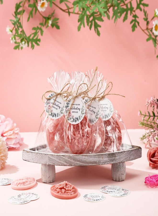 Demissle 20 Pcs Baby Shower Soap Favors Wildflowers Baby Shower in Bloom Flower Bath Soap Gift Set with White Greeting Card Handmade Gifts for Guests Decorations Supplies(Mixed Color,Elegant Style) - Image 4