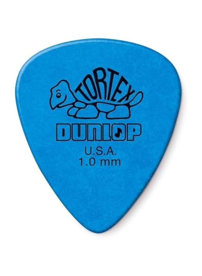 دنلوب دونلوب 1.0 مم بيك غيتار أزرق - 12 عبوة معيارية تورتيكس (418P1.0) - Image 1