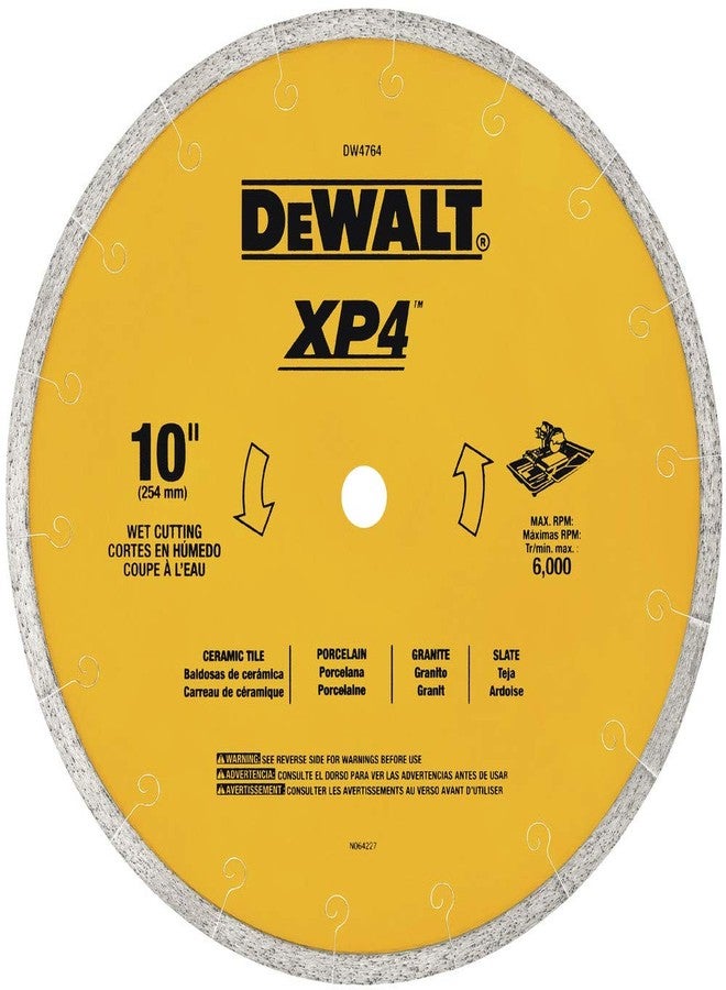 DEWALT Diamond Blade for Tile, Wet Cutting, 10-Inch x .060-Inch (DW4764) - Image 2