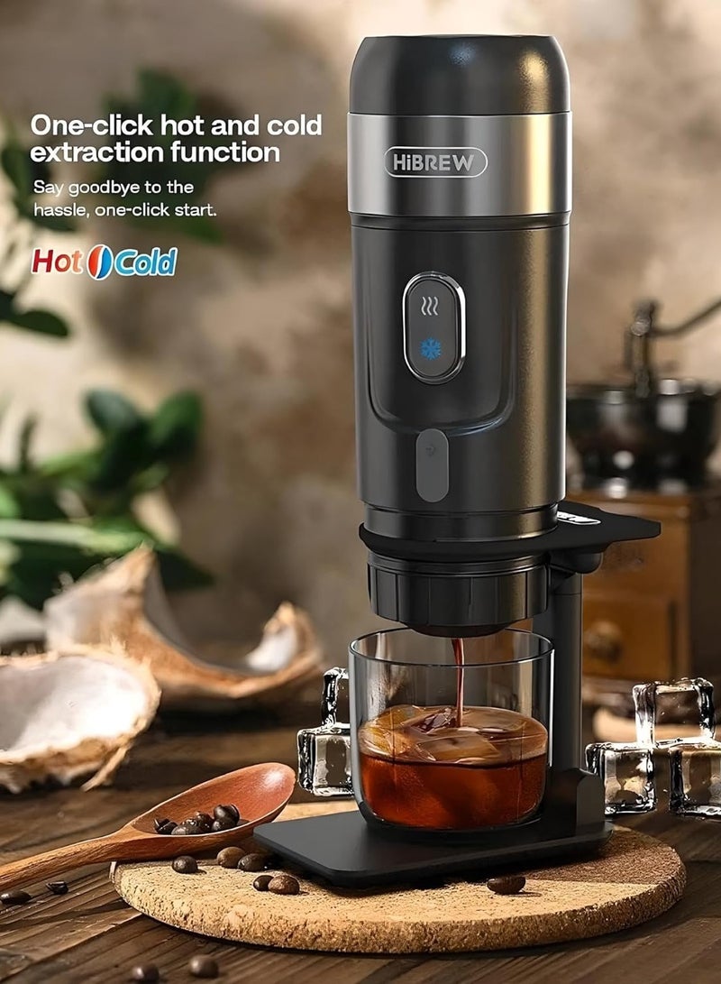 HiBREW HiBREW Portable Coffee Machine for Car & Home,DC12V Expresso Coffee Maker Fit Nexpresso Dolce Pod Capsule Coffee Powder H4A - Image 2