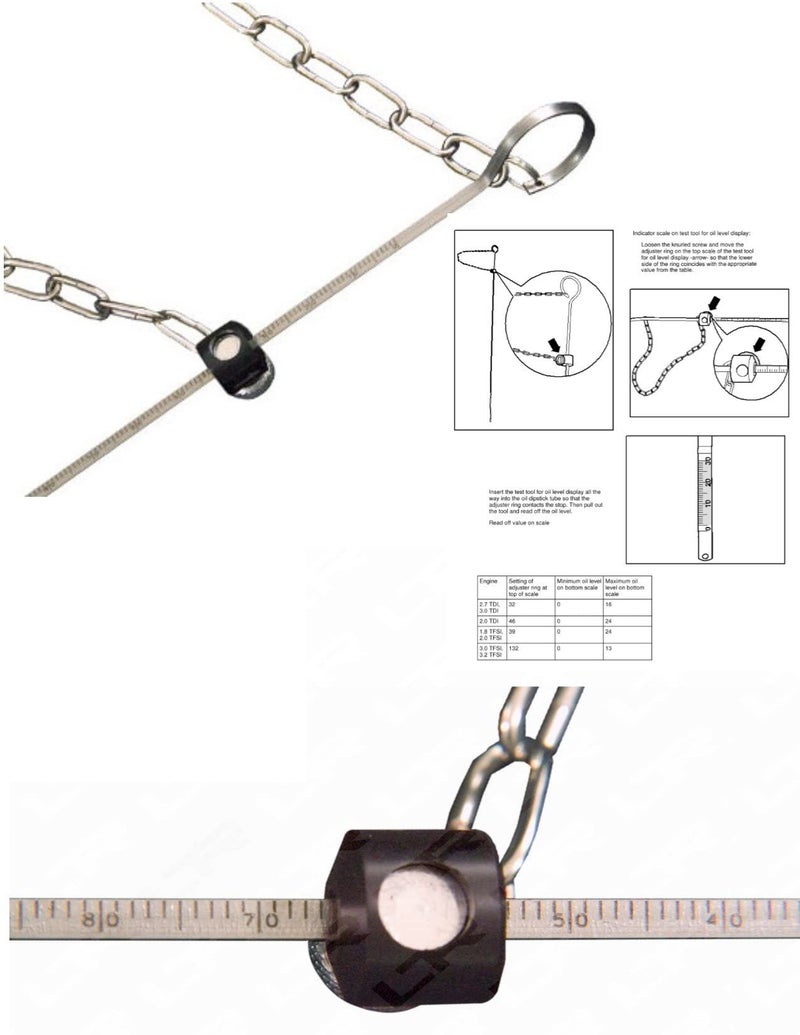 APSG Engine/Motor Oil Dipstick AU40178 for 2009 & UP Audi/VW A4 A5 A6 2.0L, 3.2L, 4.2L S4 3.0L - Image 3