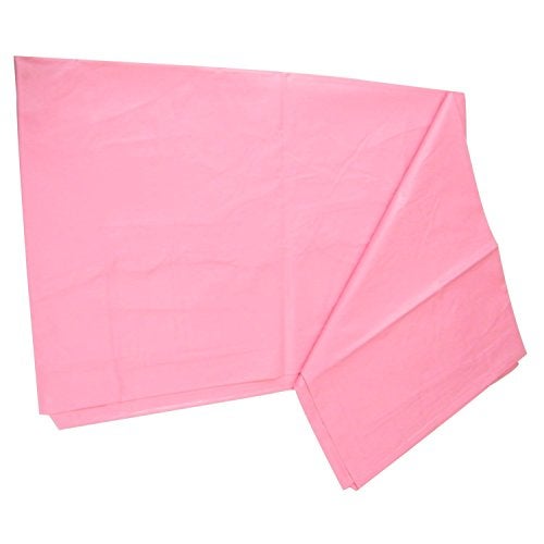 Nonibud Baby Waterproof Plastic Sheet Double Bed King Size/Baby Adult Waterproof Protection Sheet for Mattress (7.5 x 6.5 feet)- Pink - Image 4